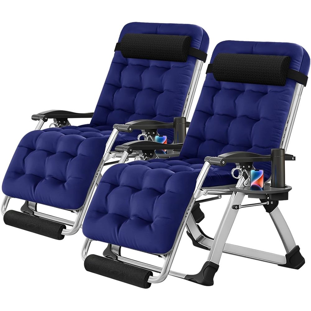 Outdoor Oversized Camping Chair - Widened Zero Gravity Chair 29