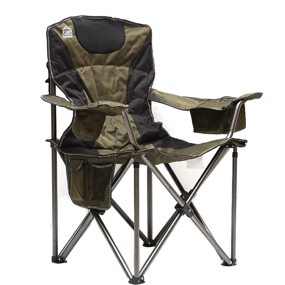 Outdoor Oversized Camping Chair - Portable Chair Outdoor Folding Camping Oversized