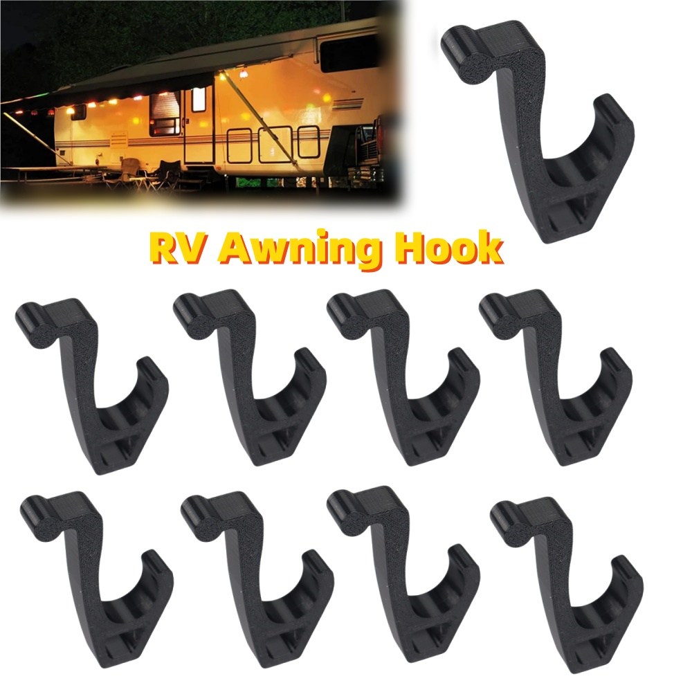 Outdoor Camping Gazebo - 1/2pcs Camping Awning Hooks Clip RV