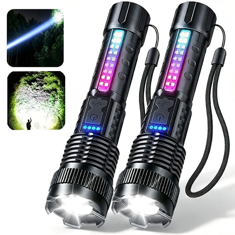 2pcs/set High Power LED Flashl - đánh giá và giá Outdoor Camping Glamping Share