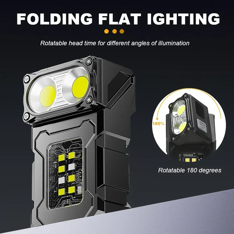 Mini Portable LED COB Flashlig - đánh giá và giá Battery Outdoor Camping