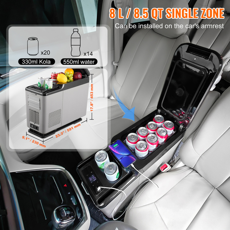Car Armrest Refrigerator Fridg - đánh giá và giá Outdoor Camping Zone