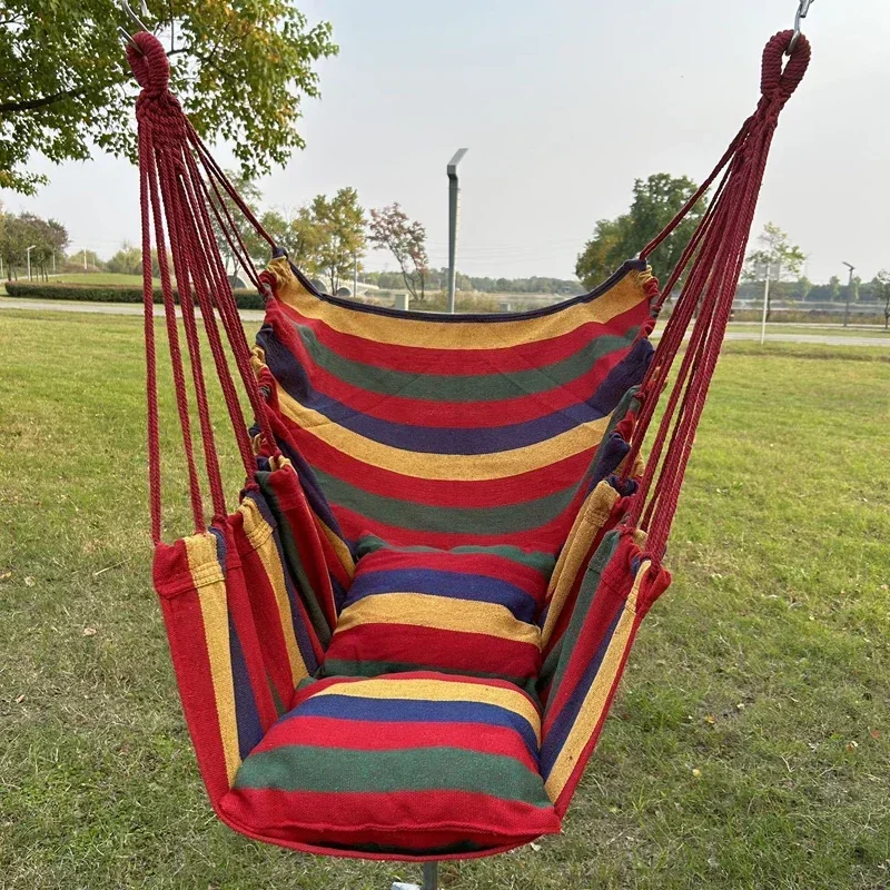 Hot Colorful Striped Canvas Ha - đánh giá và giá Camping Outdoor Or Indoor