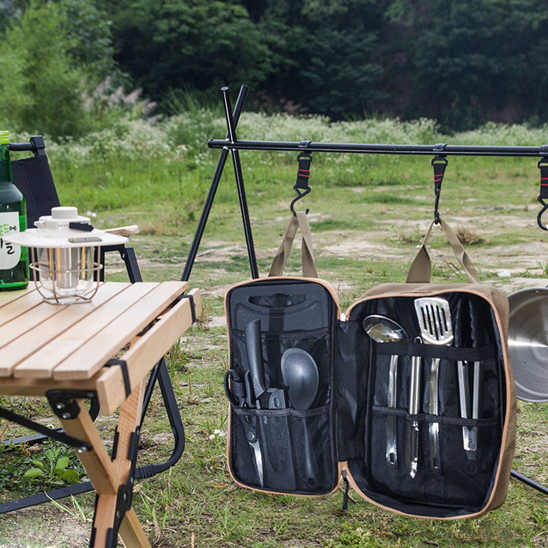 8pcs Camping Kitchen Cookware  - đánh giá và giá Outdoor Camping Uk