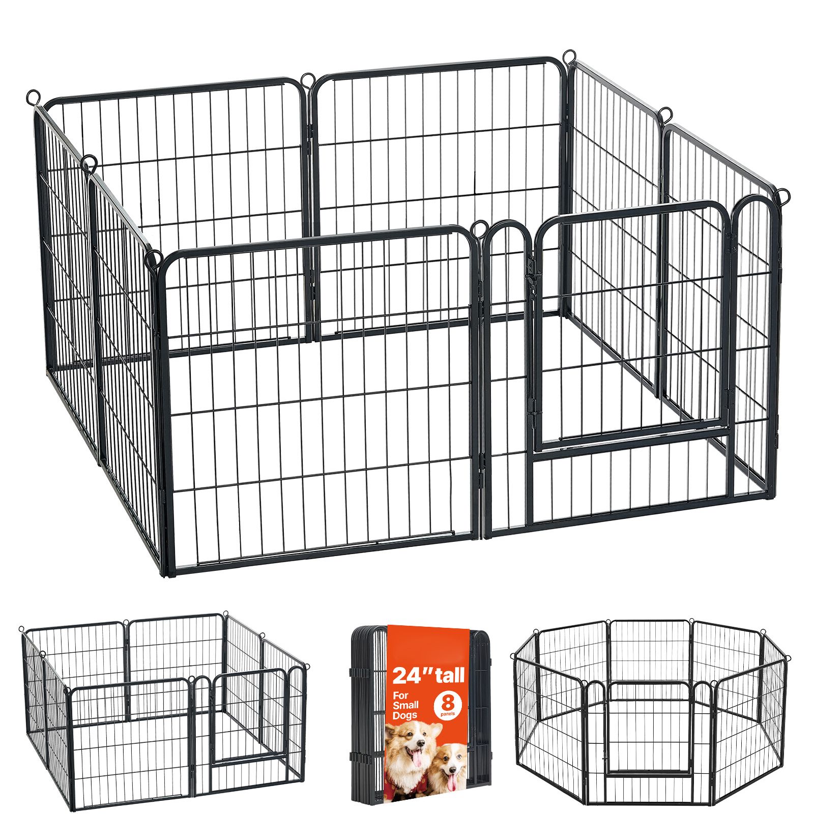 Dog Playpen 24 Inch 8 Panels F - đánh giá và giá Camping Outdoor Or Indoor