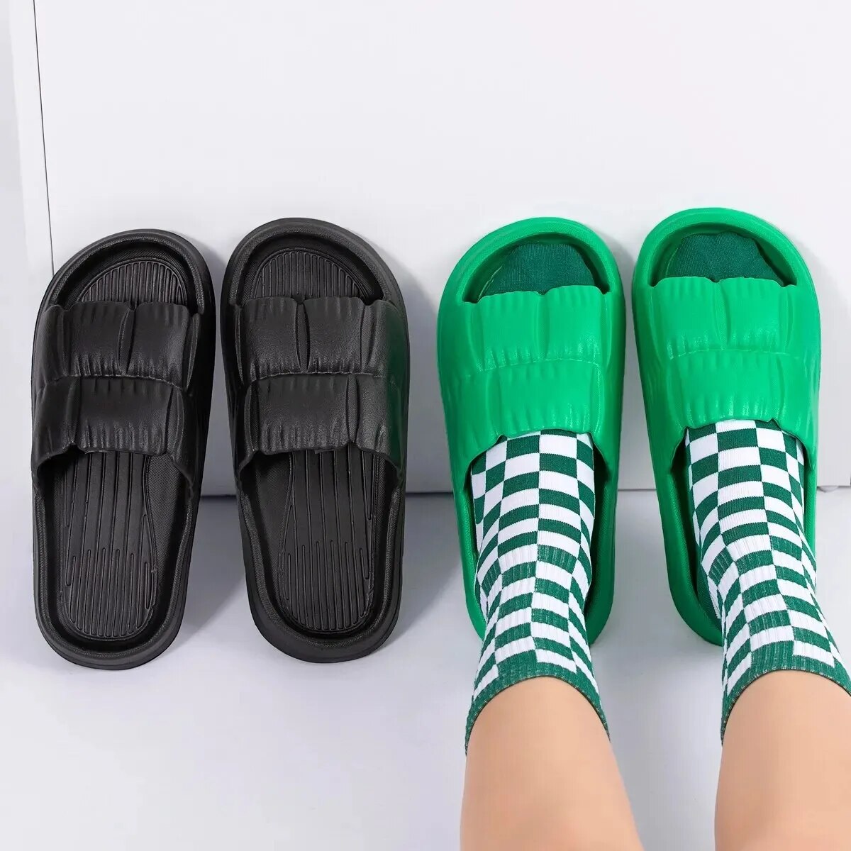Women Soft Sole Cloud Slippers - đánh giá và giá Outdoor Camping Slippers