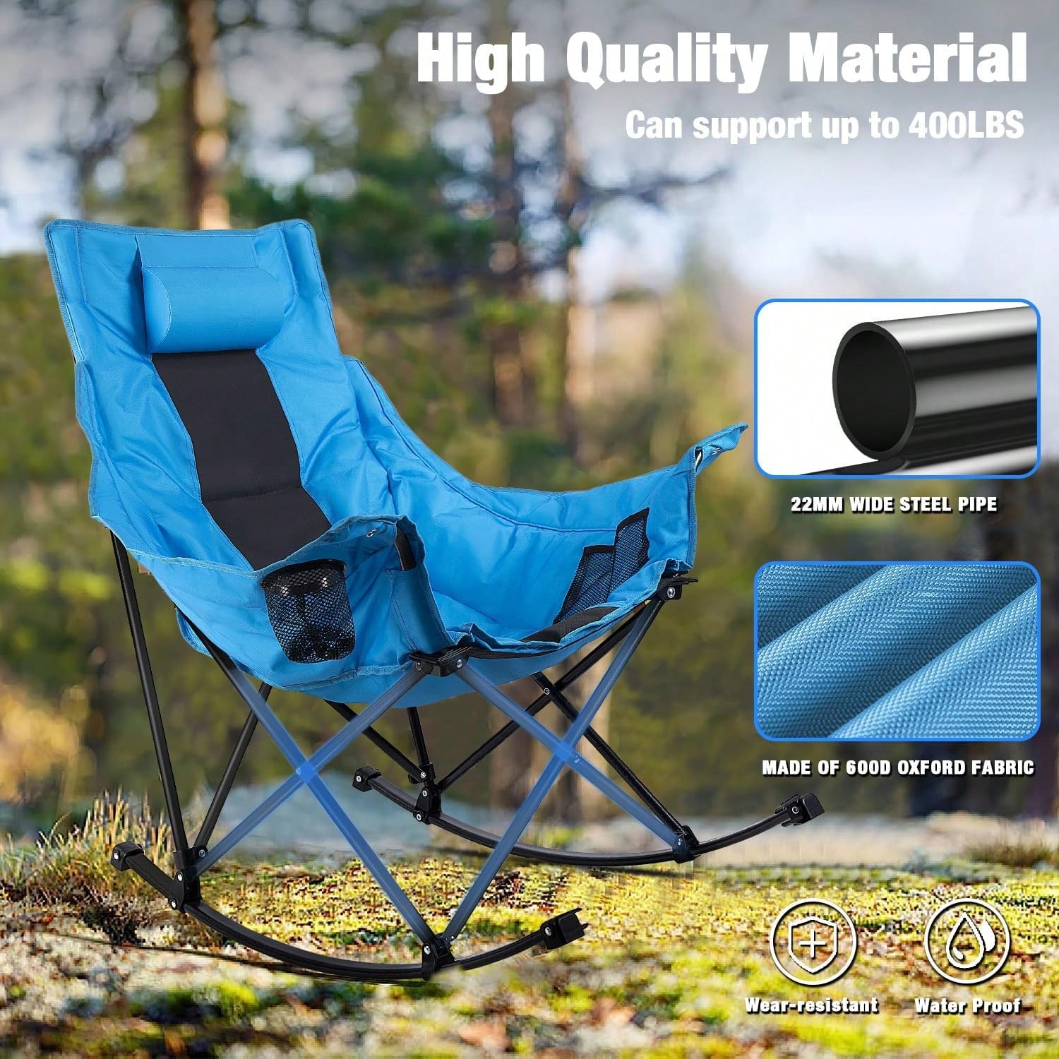 Outdoor Folding Rocking Campin - đánh giá và giá Outdoor Oversized Camping Chair