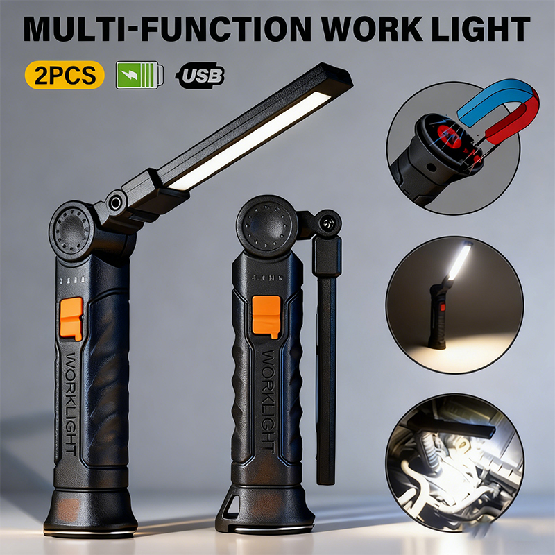 Portable COB LED Flashlight US - đánh giá và giá Battery Outdoor Camping