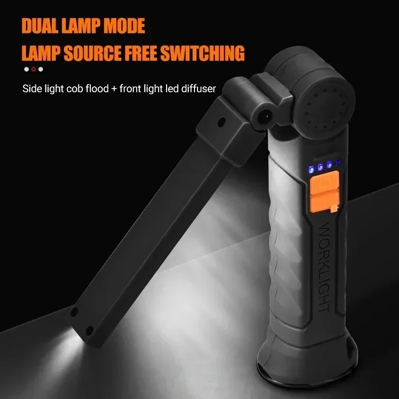Portable COB LED Flashlight US - đánh giá và giá Battery Outdoor Camping