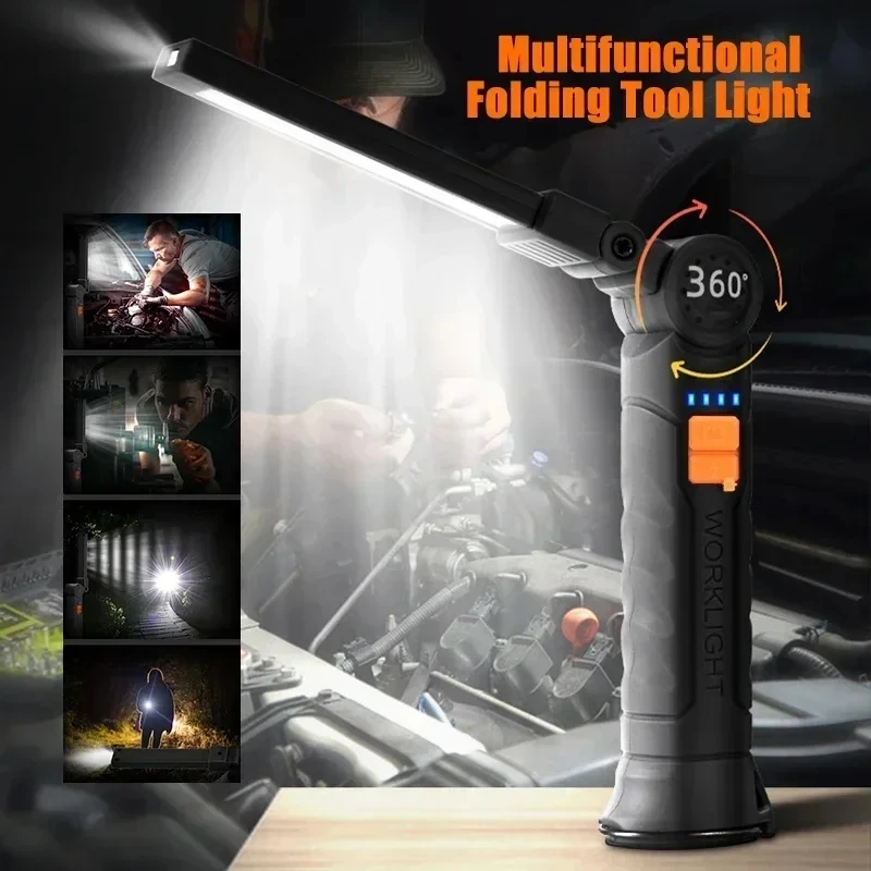 Portable COB LED Flashlight US - đánh giá và giá Battery Outdoor Camping