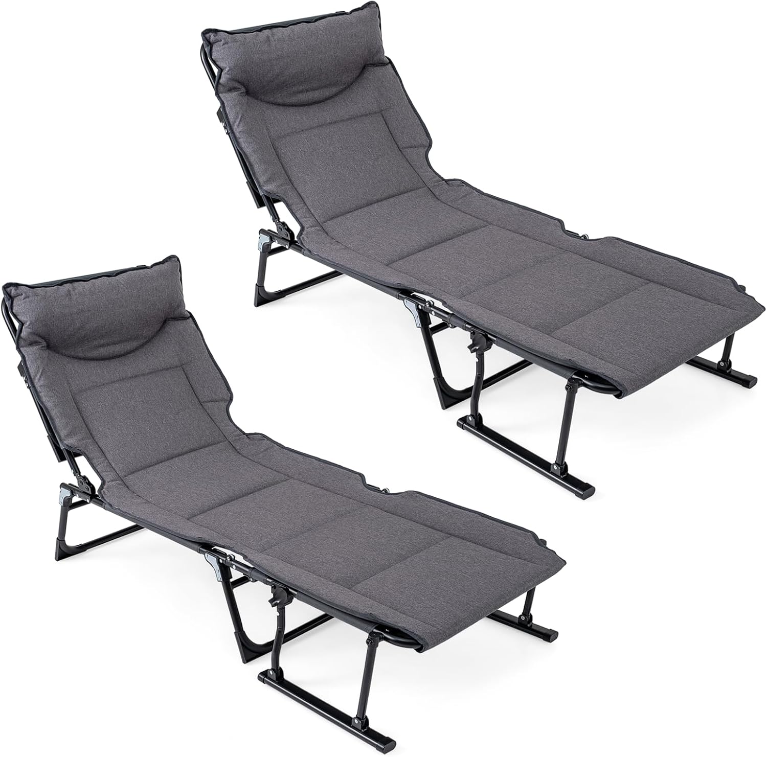 Folding Patio Lounge Chair Set - đánh giá và giá Outdoor Camping Chairs Folding