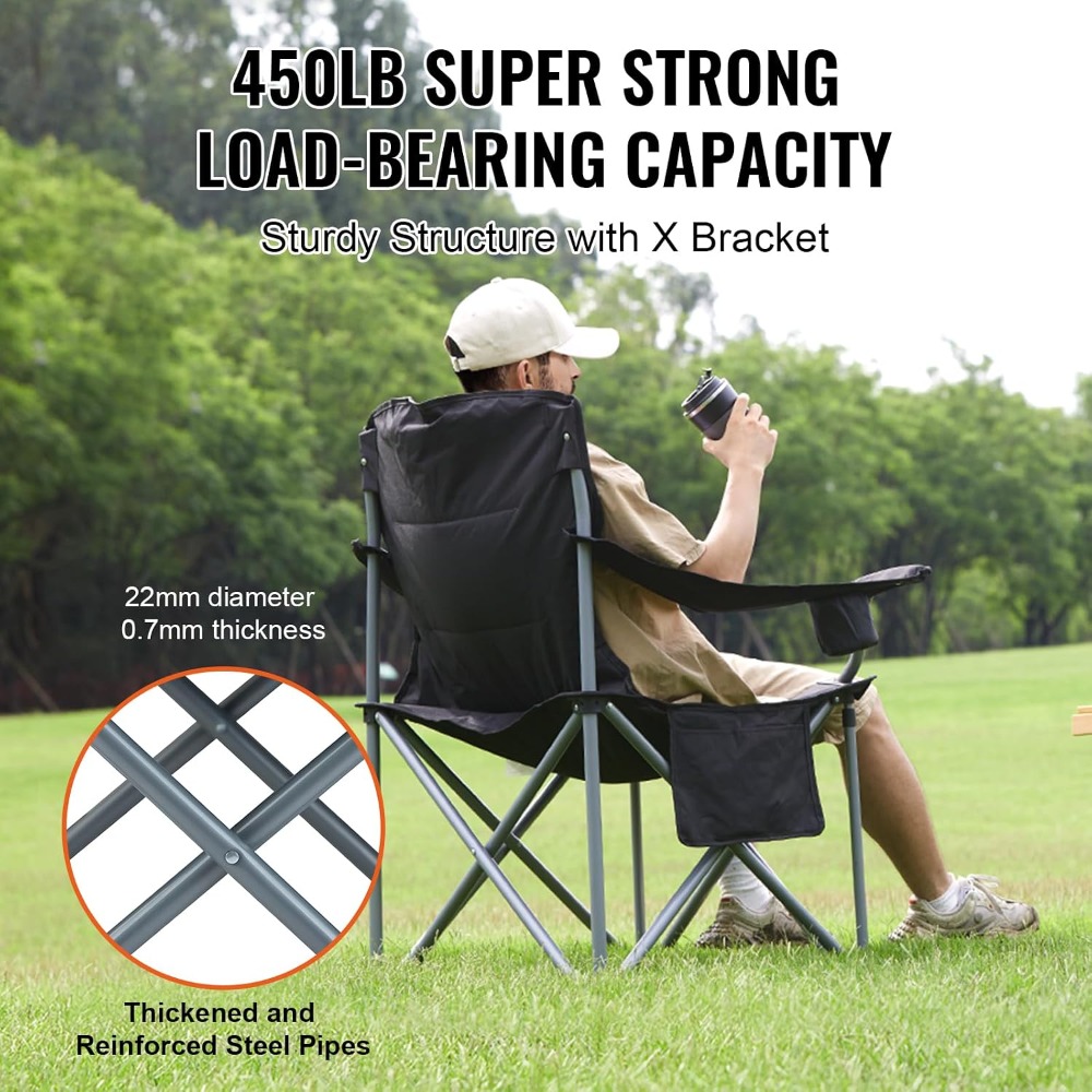 Oversized Folding Camping Chai - đánh giá và giá Outdoor Oversized Camping Chair