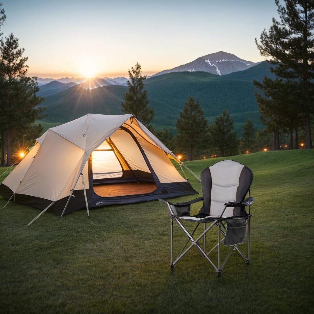 Oversized Folding Camping Chai - đánh giá và giá Outdoor Oversized Camping Chair