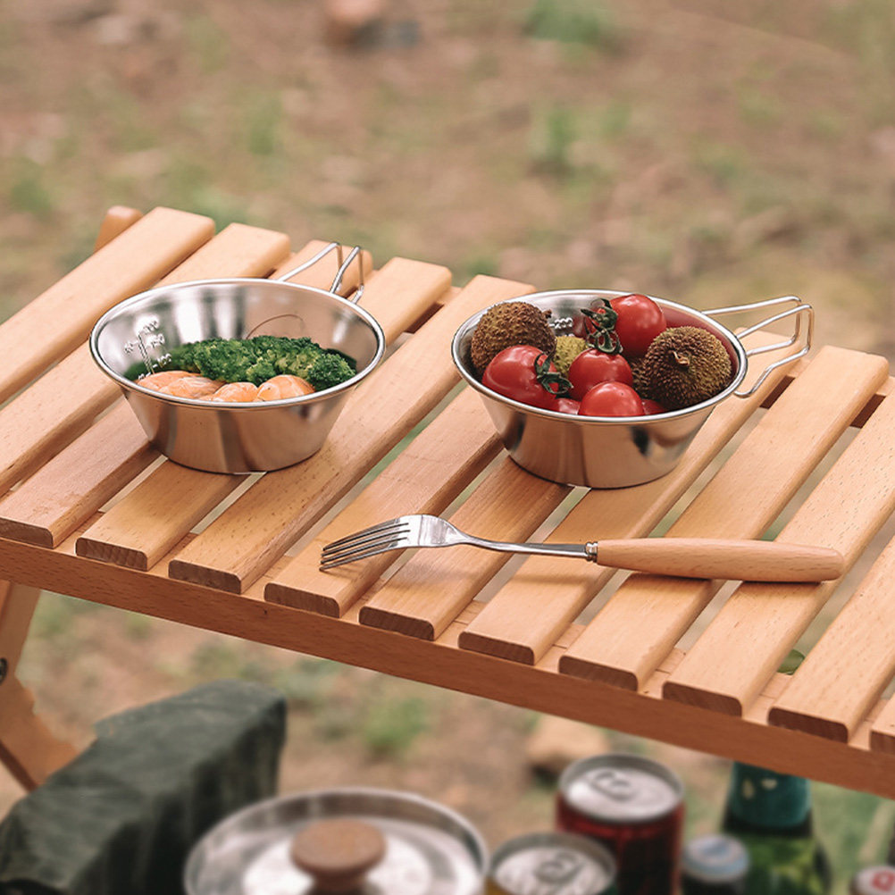 2Pcs Stainless Steel Camping B - đánh giá và giá Outdoor Camping Food