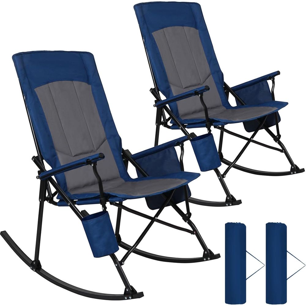 2 Pack High ack Portale Rockin - đánh giá và giá Outdoor Oversized Camping Chair