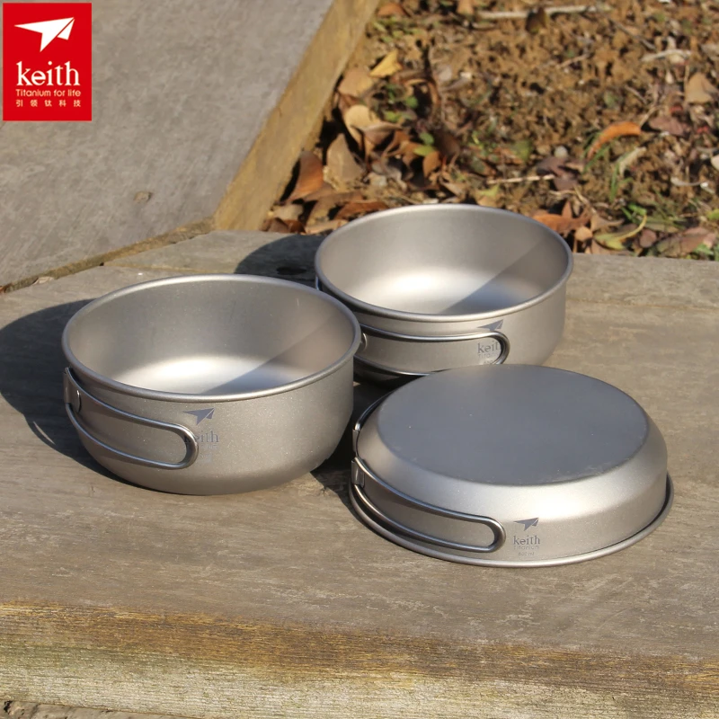 Keith 3PCS Titanium Cookware P - đánh giá và giá Outdoor Camping Uk