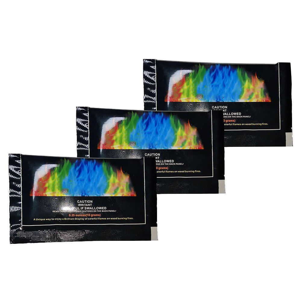 3 Pcs Fire Changing Color Pack - đánh giá và giá Camping Quiet