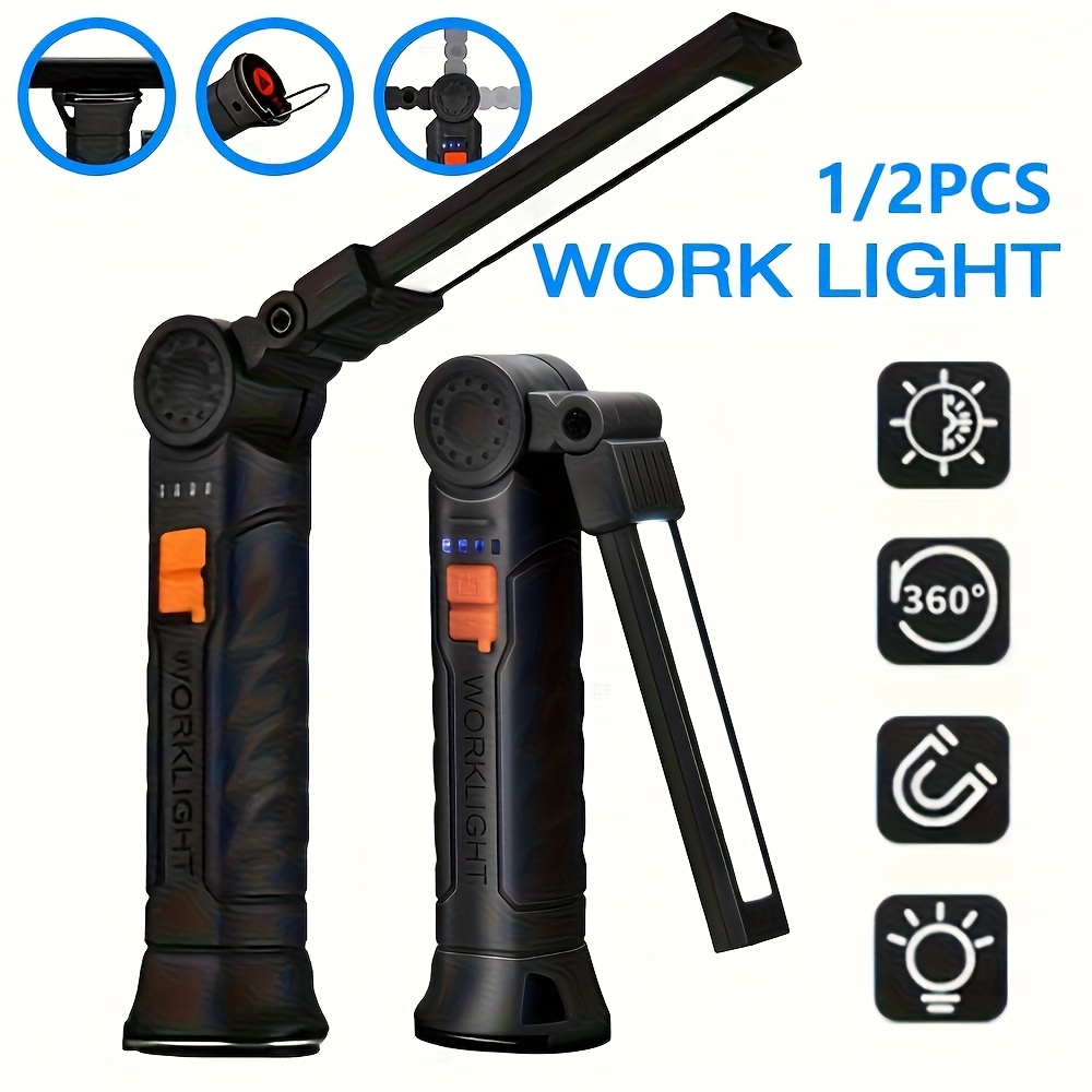 Portable COB LED Flashlight Re - đánh giá và giá Battery Outdoor Camping