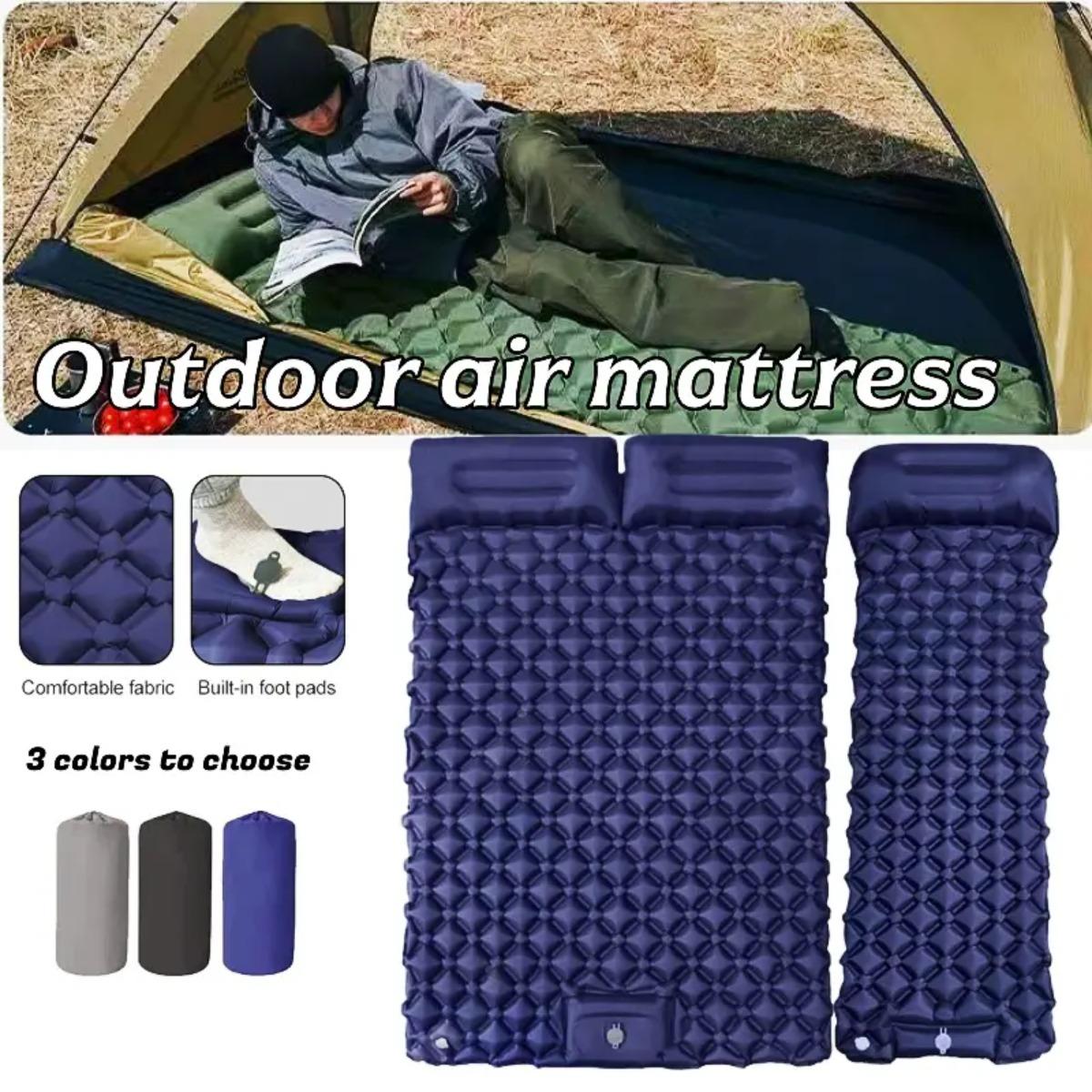 Single & Double Inflatable Air - đánh giá và giá Outdoor Camping Carpet