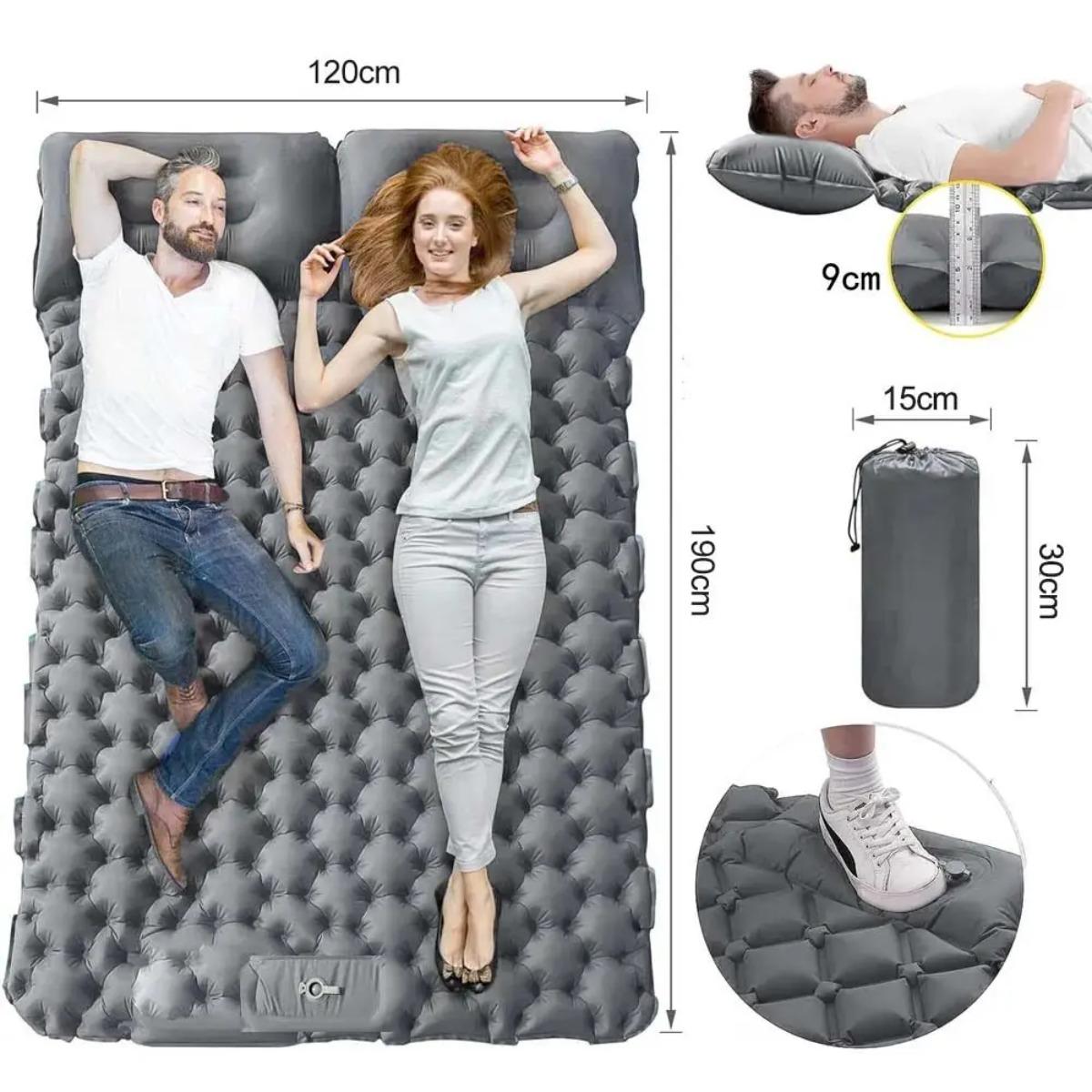 Single & Double Inflatable Air - đánh giá và giá Outdoor Camping Carpet
