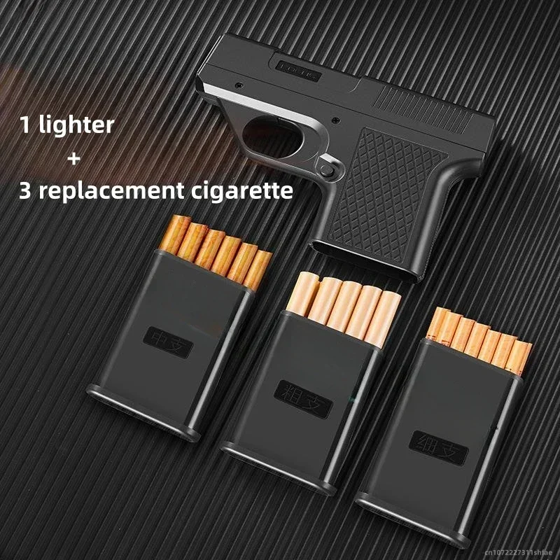 Outdoor Camping Gun Shaped Cig - đánh giá và giá Outdoor Windproof Lighter