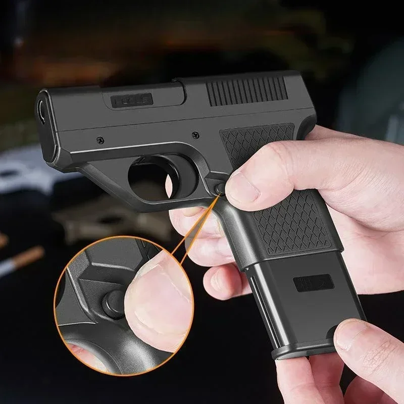 Outdoor Camping Gun Shaped Cig - đánh giá và giá Outdoor Windproof Lighter