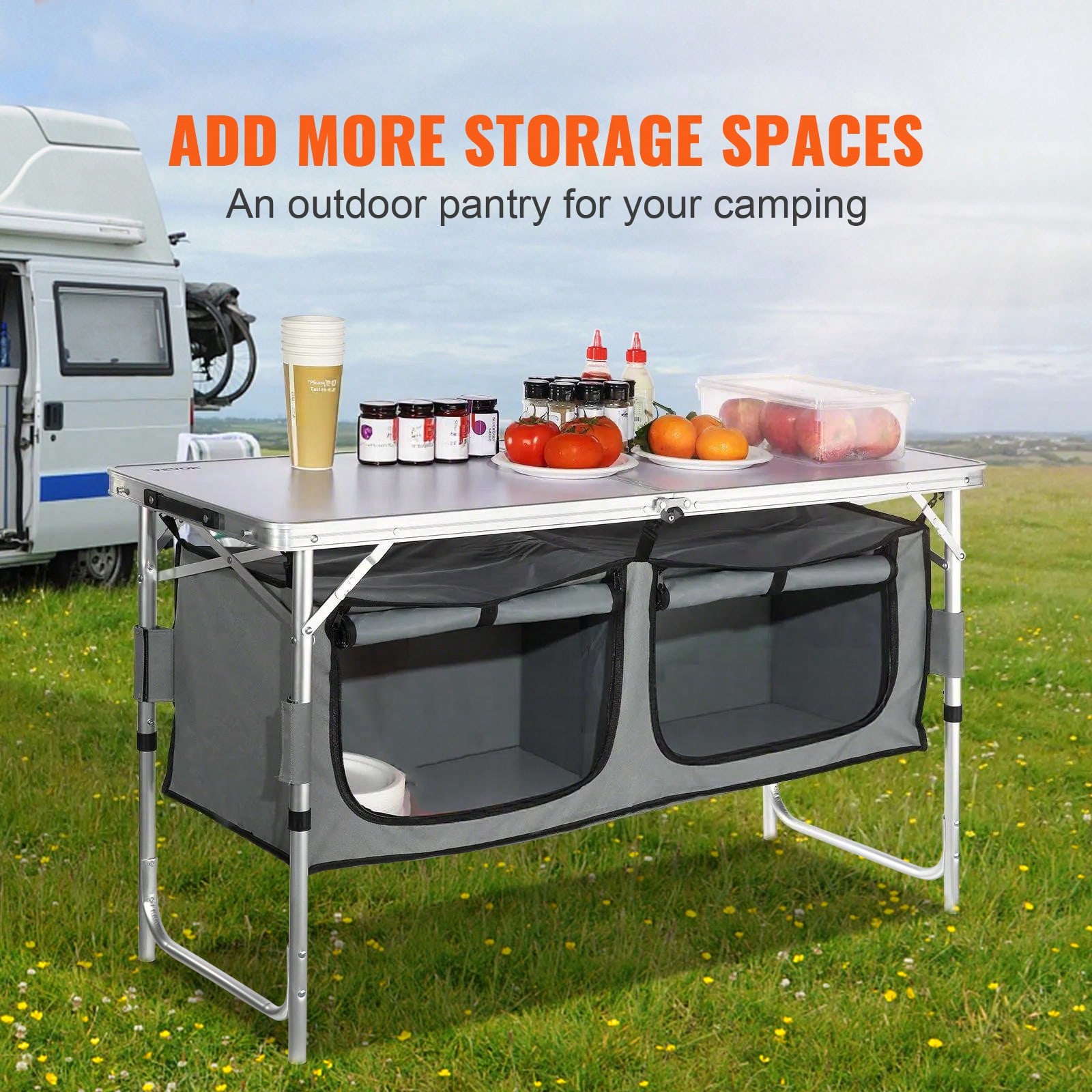 Quick‑Set‑Up Folding Camping K - đánh giá và giá Outdoor Camping Kitchen Setup