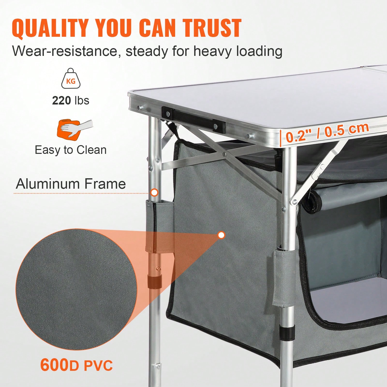 Quick‑Set‑Up Folding Camping K - đánh giá và giá Outdoor Camping Kitchen Setup