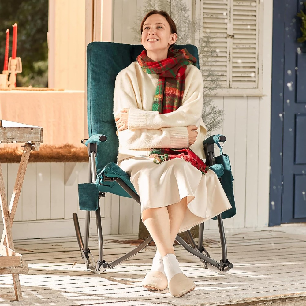 Oversized Folding Rocking Camp - đánh giá và giá Outdoor Oversized Camping Chair