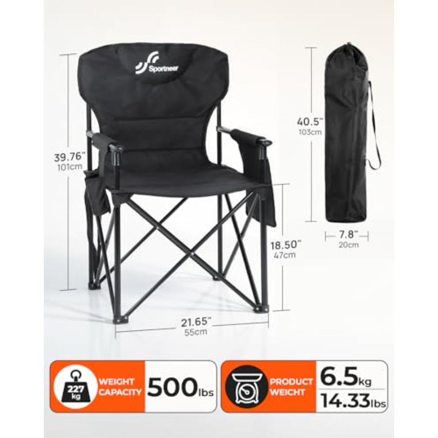 Outdoor camping chair: heavy-d - đánh giá và giá Outdoor Oversized Camping Chair