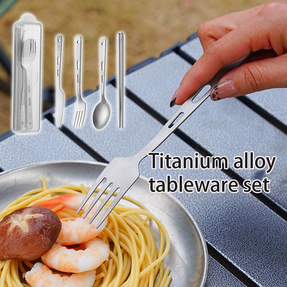 Titanium Long Handle Spoon Out - đánh giá và giá Outdoor Camping Glamping Share