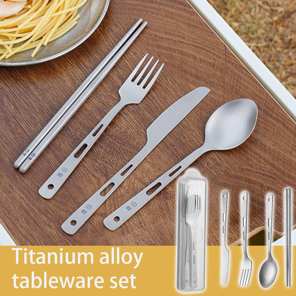 Titanium Long Handle Spoon Out - đánh giá và giá Outdoor Camping Glamping Share