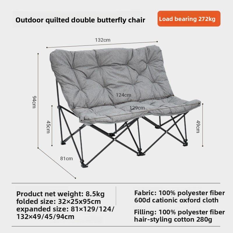 Oversized Double Folding Campi - đánh giá và giá Outdoor Oversized Camping Chair