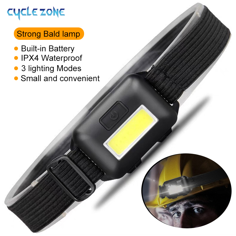 Mini Headlight COB LED Headlam - đánh giá và giá Outdoor Camping Zone