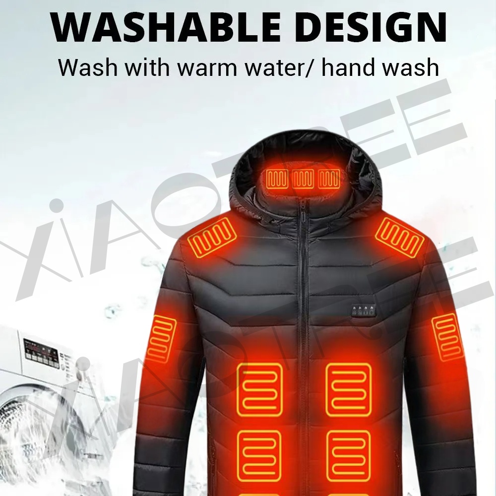 28 Areas Men Women's Heating J - đánh giá và giá Camping Outdoor Clothing