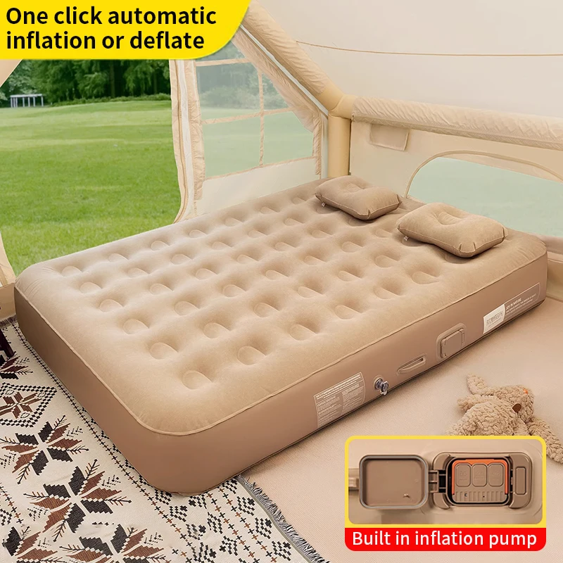 New Air Mattress Built-in Pump - đánh giá và giá Camping Outdoor Or Indoor