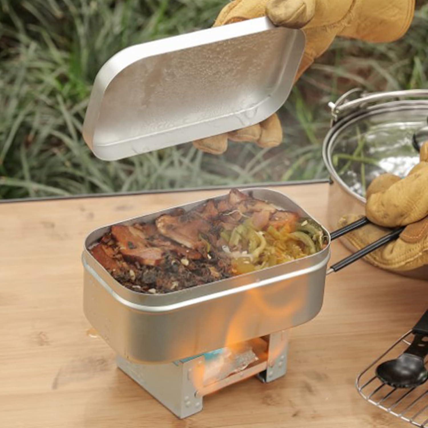 Foldable Bento Box Handle, Lun - đánh giá và giá Outdoor Camping Uk
