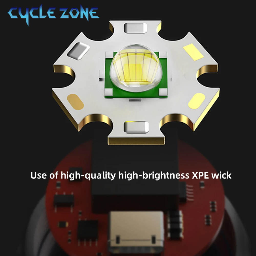 Portable LED Flashlight USB Re - đánh giá và giá Outdoor Camping Zone